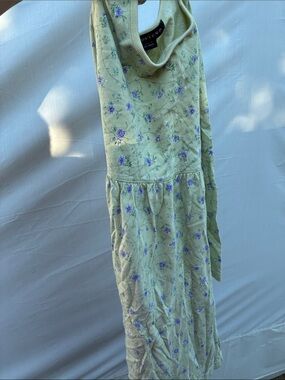Green Purple Lands End Dress 7